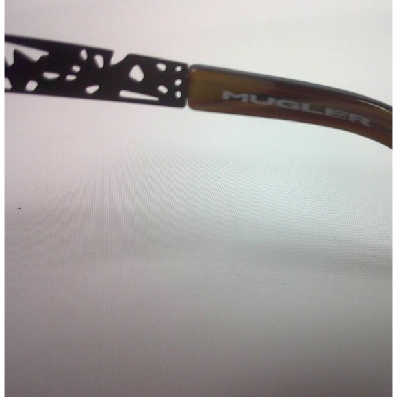 Thierry Mugler Cat Eye Sunglasses Glasses Brown TM 102106 C2 59-13 No Case - Picture 4 of 5